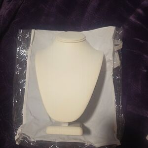 White Necklace Display Stand